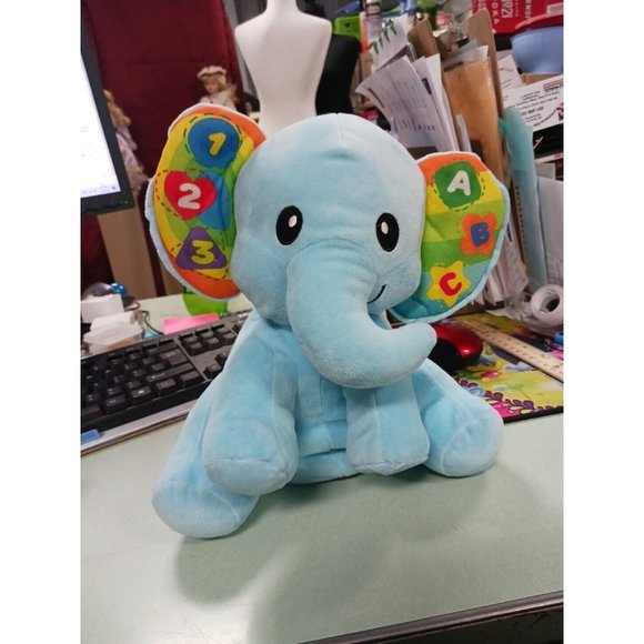 Winfun Learn With Me Elephant 10" Moves head Talks - Picture 2 of 2